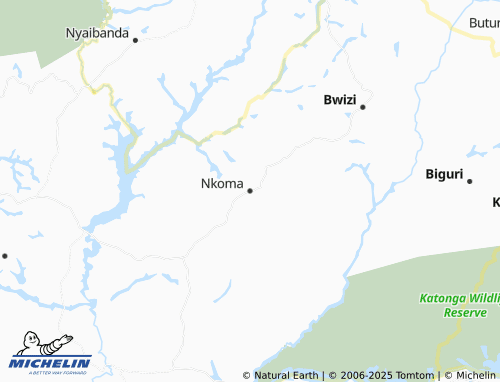 MICHELIN Nkoma map - ViaMichelin