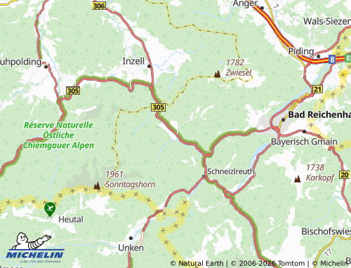 Mapa MICHELIN Weißbach - ViaMichelin