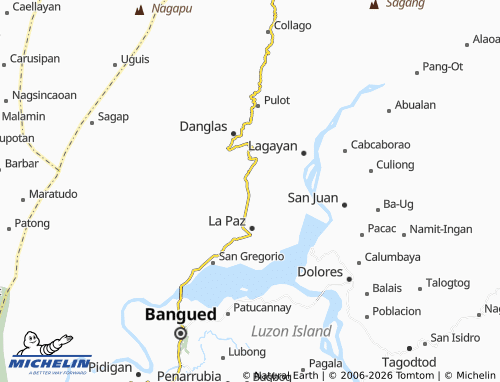 MICHELIN Pangal map - ViaMichelin