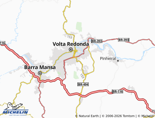Mappa MICHELIN São Geraldo - ViaMichelin