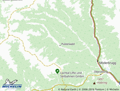 MICHELIN Pusterwald map - ViaMichelin