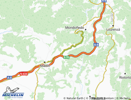 MICHELIN-Landkarte O Chao da Aldea - ViaMichelin
