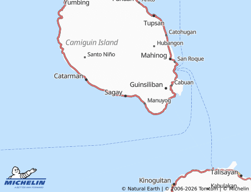 MICHELIN Sagay map - ViaMichelin