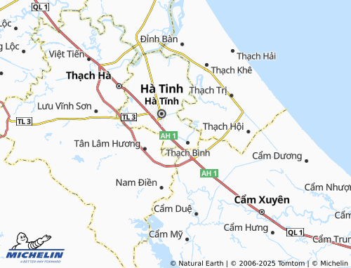 MICHELIN-Landkarte Đại Nài - ViaMichelin