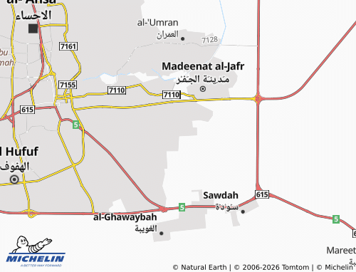 MICHELIN Al Riyadh 4th map - ViaMichelin