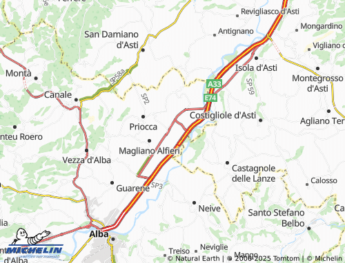 MICHELIN Canove map - ViaMichelin