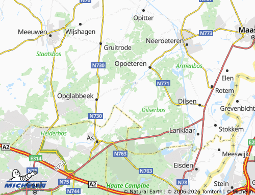 Mappa MICHELIN Dorne - ViaMichelin