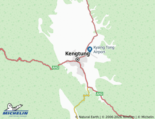 MICHELIN Kengtung map - ViaMichelin