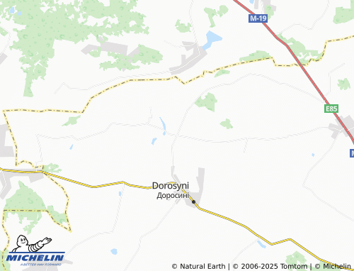 MICHELIN-Landkarte Nemyr - ViaMichelin
