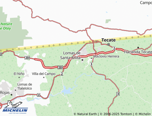 MICHELIN Bicentenario map - ViaMichelin