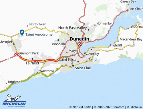 Mapa MICHELIN Clyde Hill - ViaMichelin