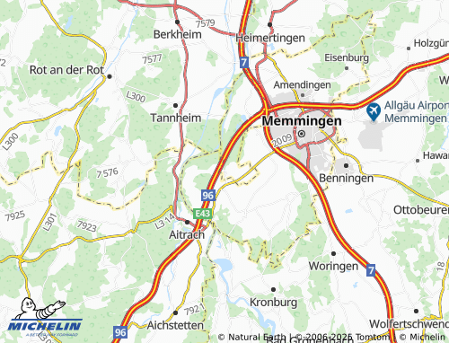 Carte MICHELIN Westerhart - ViaMichelin