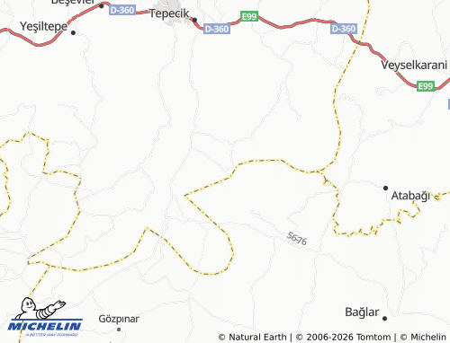 MICHELIN Arıkaya map - ViaMichelin