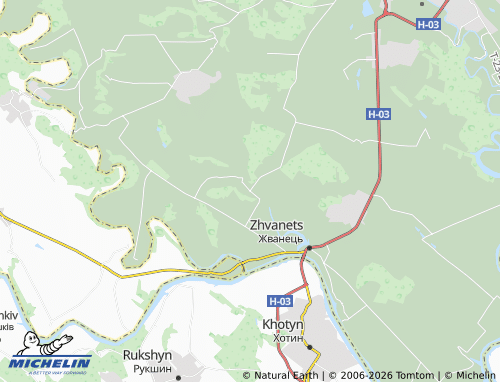 MICHELIN Lastivtsi map - ViaMichelin