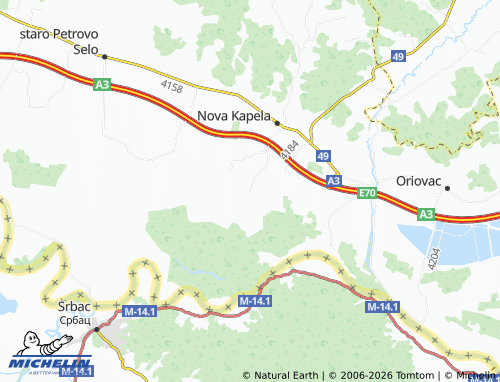 MICHELIN-Landkarte Siče - ViaMichelin