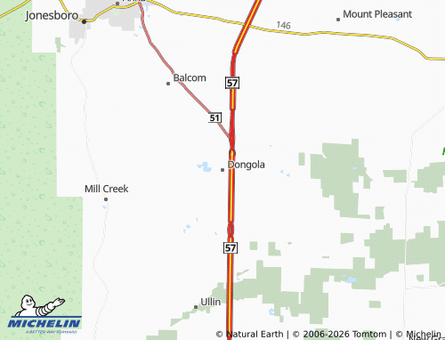 Mappa MICHELIN Dongola - ViaMichelin