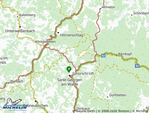 MICHELIN-Landkarte Ottenschlag - ViaMichelin