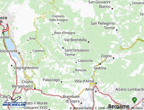 MICHELIN-Landkarte Ponte Giurino - ViaMichelin
