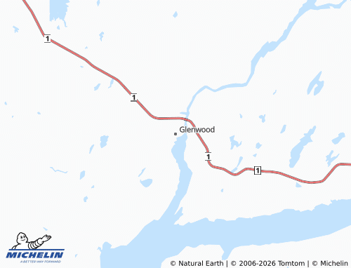 Mappa MICHELIN Glenwood - ViaMichelin