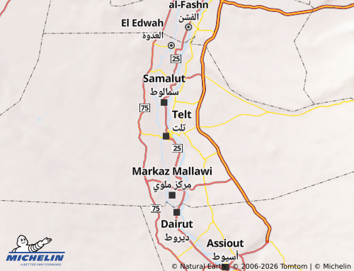 Mapa MICHELIN New El Menia - ViaMichelin