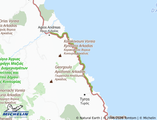 Carte MICHELIN Tserfos - ViaMichelin