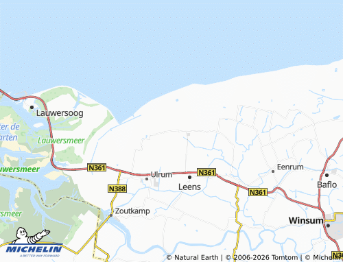Carte MICHELIN Hornhuizen - ViaMichelin