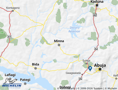 MICHELIN Niger map - ViaMichelin