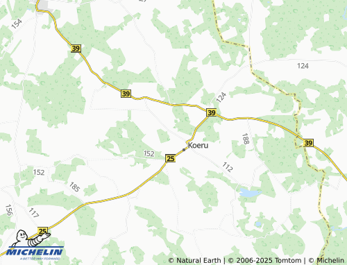 MICHELIN Laaneotsa map - ViaMichelin
