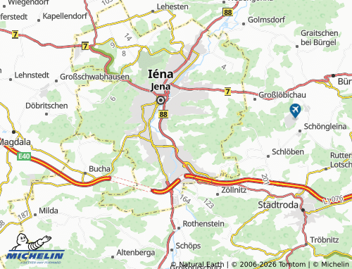 Mapa MICHELIN Wöllnitz - ViaMichelin