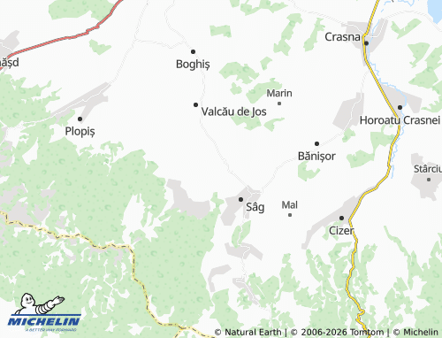 Mappa MICHELIN Fizeș - ViaMichelin