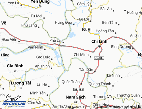 MICHELIN-Landkarte Cổ Thành - ViaMichelin