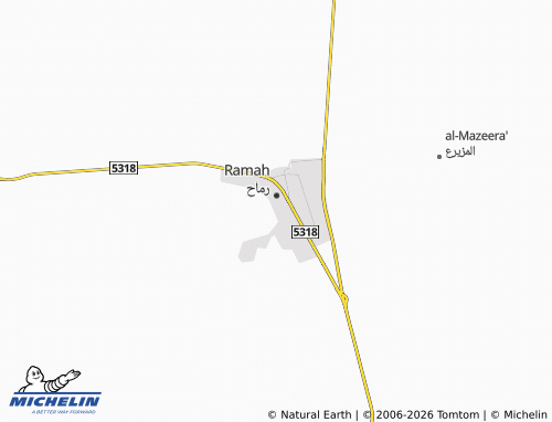 MICHELIN-Landkarte al-Yasameen - ViaMichelin