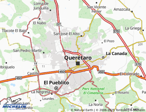 Carte MICHELIN Los Pirules - ViaMichelin