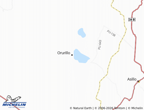 Kaart MICHELIN Orurillo - ViaMichelin