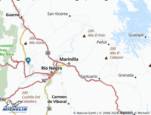MICHELIN El Socorro map - ViaMichelin