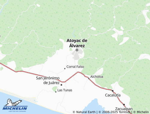 MICHELIN Elías Salomón Radilla map - ViaMichelin