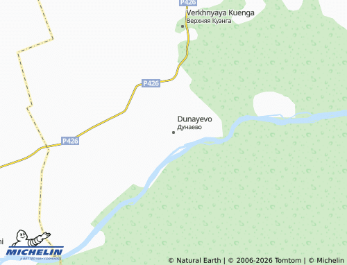 MICHELIN-Landkarte Dunayevo - ViaMichelin