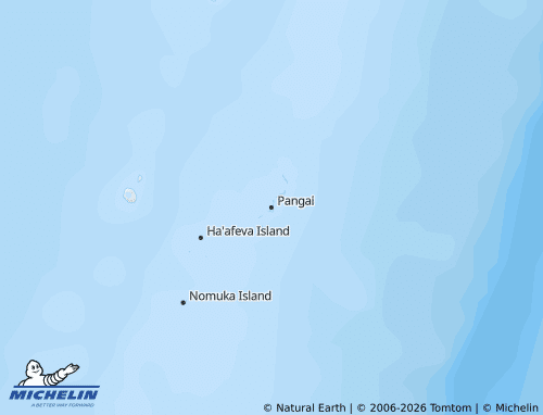 MICHELIN Ha'apai map - ViaMichelin