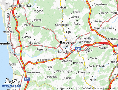 MICHELIN Vila Boa map - ViaMichelin