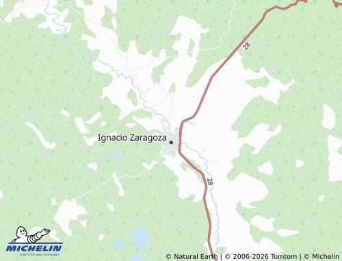 MICHELIN Azteca map - ViaMichelin