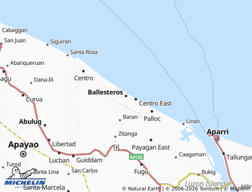 Mappa MICHELIN Ballesteros - ViaMichelin