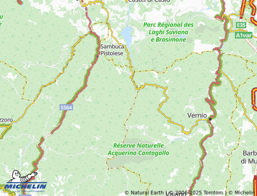MICHELIN Torri map - ViaMichelin