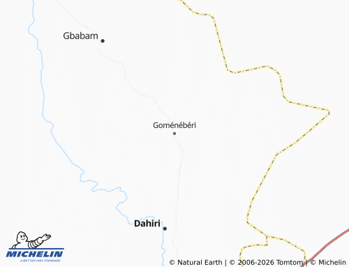 MICHELIN-Landkarte Goménébéri - ViaMichelin