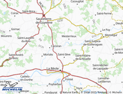 MICHELIN Loubens map - ViaMichelin