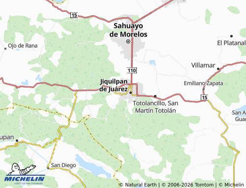 Mapa MICHELIN Vista Bella - ViaMichelin