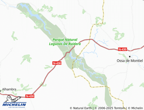 MICHELIN Los Villares map - ViaMichelin