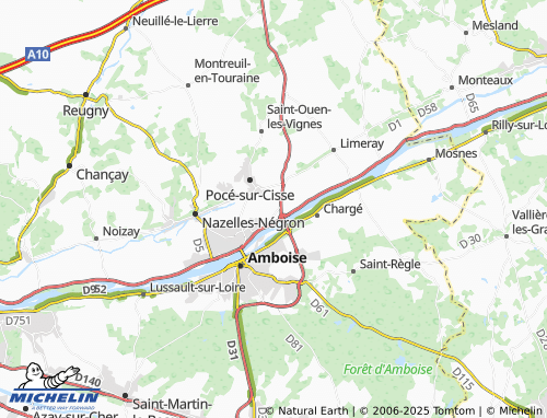MICHELIN Les Fougerets map - ViaMichelin