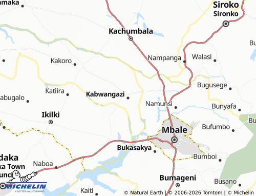 Mappa MICHELIN Kabwangazi - ViaMichelin