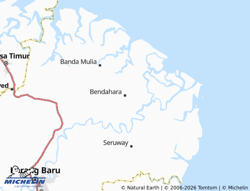 MICHELIN-Landkarte Bendahara - ViaMichelin