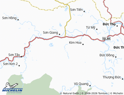 Mapa MICHELIN Sơn Hàm - ViaMichelin
